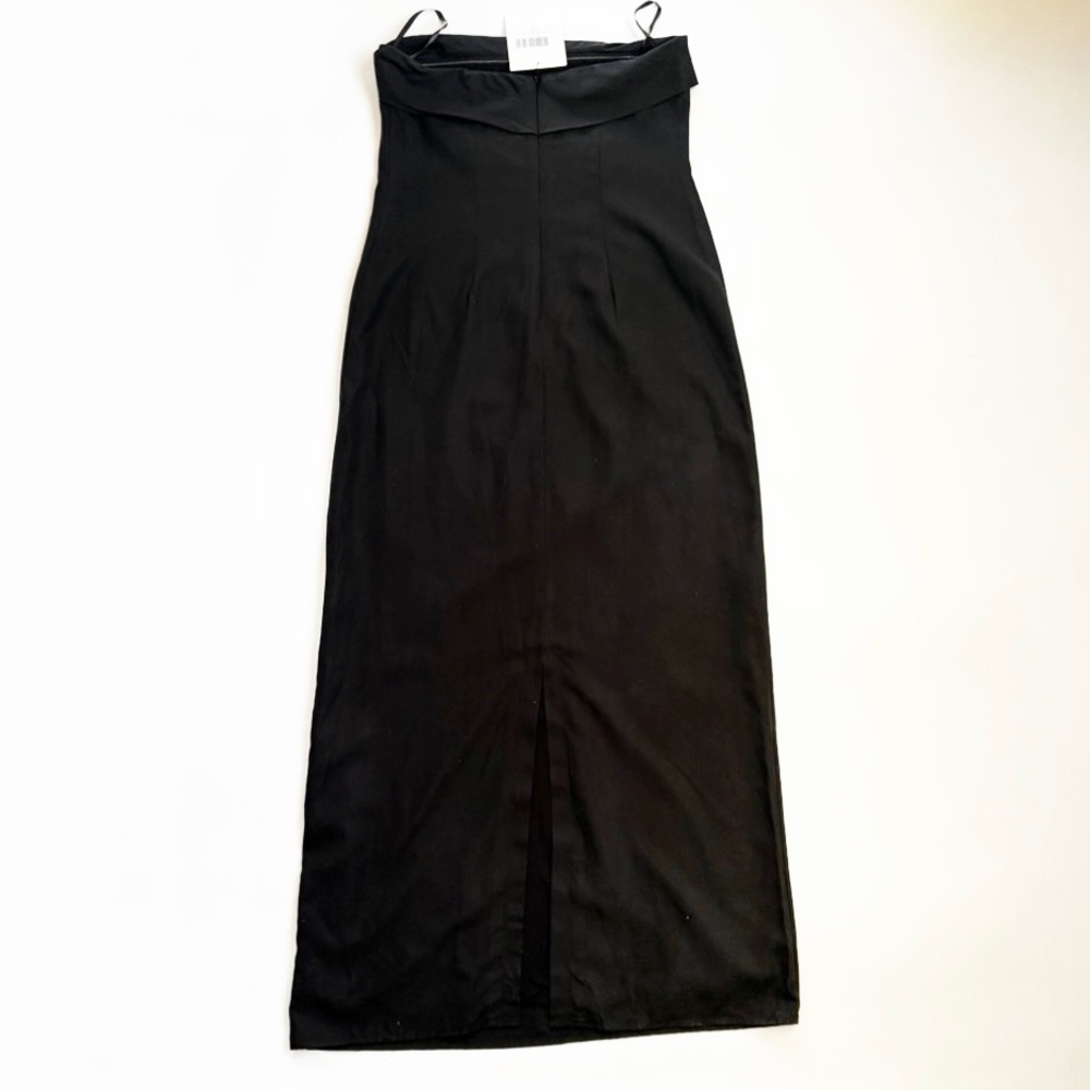 NWT DISSH Kai Strapless Midi Tube Dress Black Column Size 6 - Picture 12 of 15